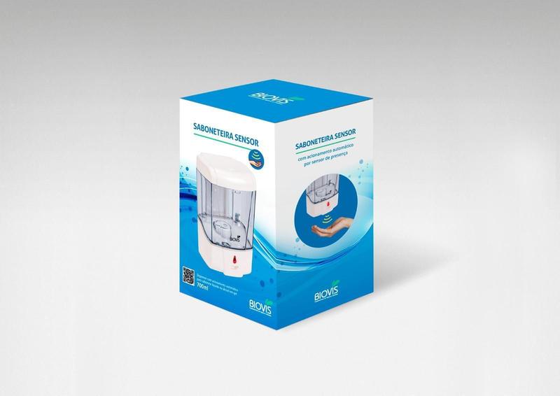 Imagem de Saboneteira Dispenser Com Sensor 700Ml