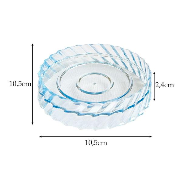 Imagem de Saboneteira para banheiro sabonete barra suporte escova pasta dentes porta algodão cotonete Plasútil