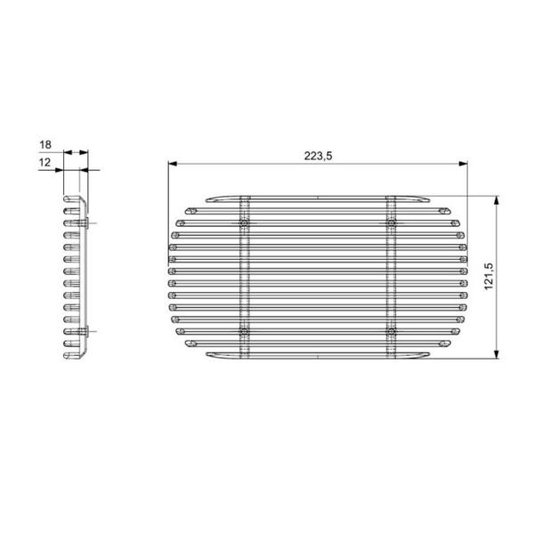 Imagem de Saboneteira para Cuba Infinity Roca 22,3cm X 12,1cm X 18cm Rosé Gold