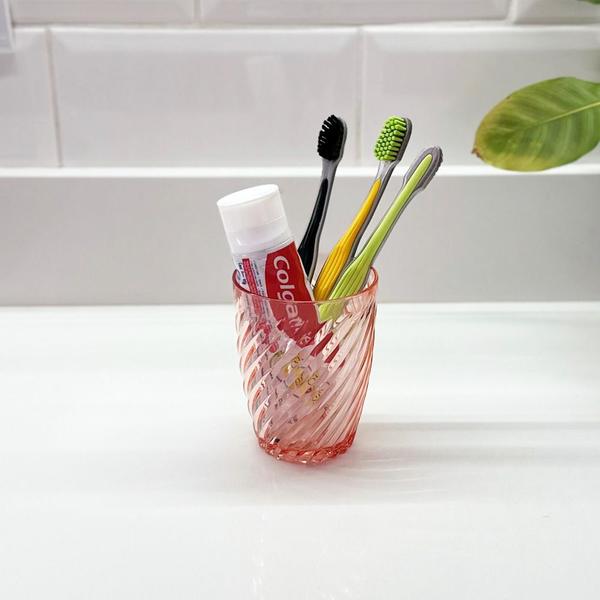 Saboneteira suporte sabonete sabão em barra lavabo banheiro copo porta escovas pasta dental Plasútil Imagem de Saboneteira suporte sabonete sabão em barra lavabo banheiro copo porta escovas pasta dental Plasútil