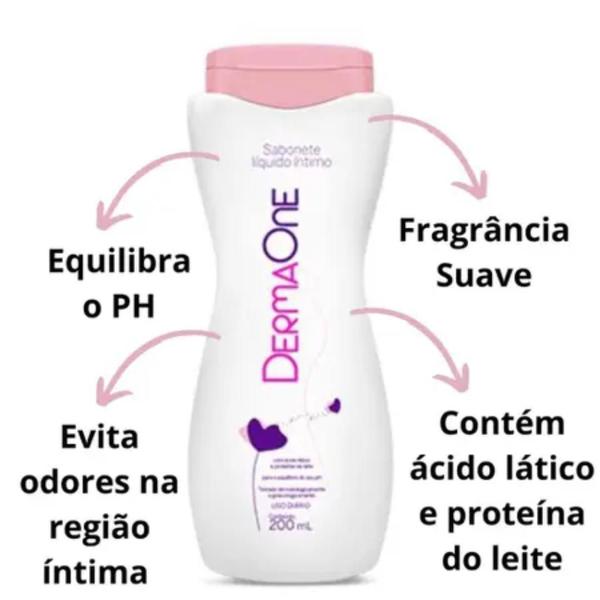 Sabonte Líquido Íntimo DermaOne 200 ml - Cimed Imagem de Sabonte Líquido Íntimo DermaOne 200 ml