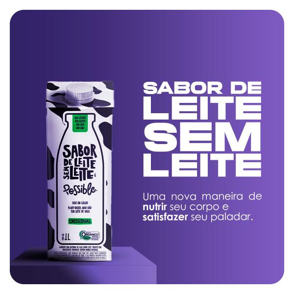 Imagem de Sabor de Leite Sem Leite  Sabor Original  1L  3 Corações