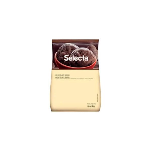 Saborizante Sorvete Algemix Selecta Chocolate Suíço 1,01kg Imagem de Saborizante Sorvete Algemix Selecta Chocolate Suíço 1,01kg