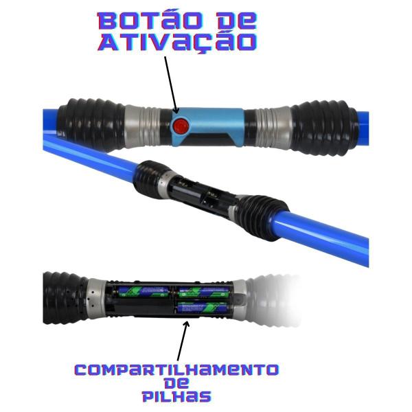 Imagem de Sabre de Luz Bastão Space Guardian Azul Tipo Star Wars