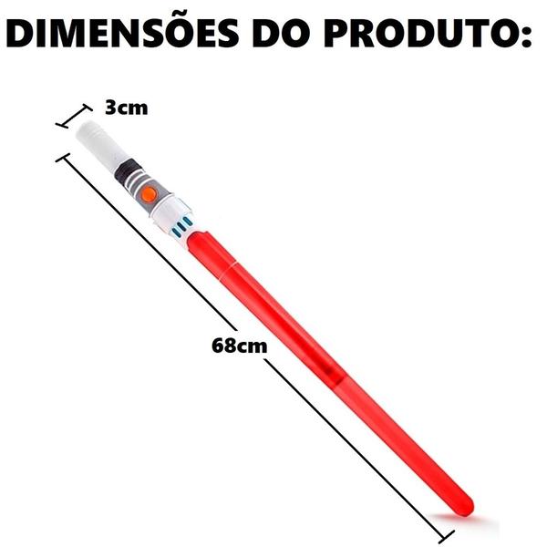 Imagem de Sabre de Luz com Som Space Guardian LED Polibrinq