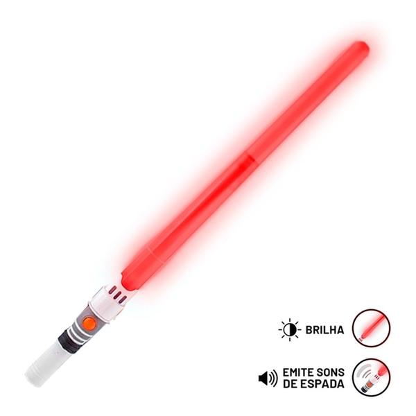 Imagem de Sabre de Luz Infantil Space Guardian Vermelho com Som Polibrinq