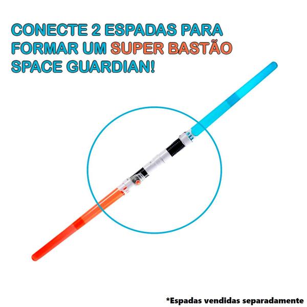 Sabre de Luz Infantil Space Guardian Vermelho com Som Polibrinq Imagem de Sabre de Luz Infantil Space Guardian Vermelho com Som Polibrinq