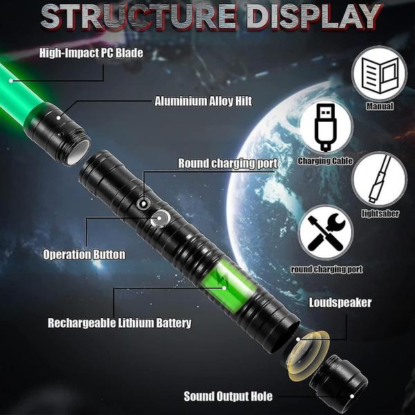 Imagem de Sabre de Luz Laser Rgb 7 Cores Luz Eletrônica Mutável