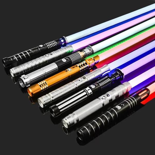 Imagem de Sabre de Luz RGB de Metal - Espada Laser Kpop Lightstick - Brinquedo Luminoso