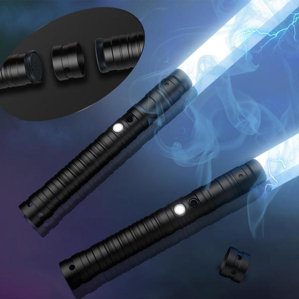 Imagem de Sabres de luz Oyeyes Metal Hilt Dueling RGB 14 cores recarregáveis