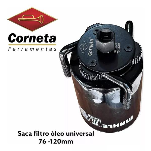 Imagem de Saca Filtro Óleo Universal 3 Garras 76 a120mm Profissional