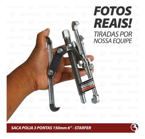 Imagem de Saca Polia Manual 3 Garras 6"  Starfer 