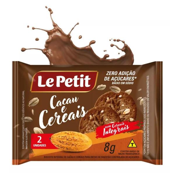 Sache Biscoito Cacau E Cereais Integral 180Un Clinica - Le Petit Imagem de Sache Biscoito Cacau E Cereais Integral 180Un Clinica