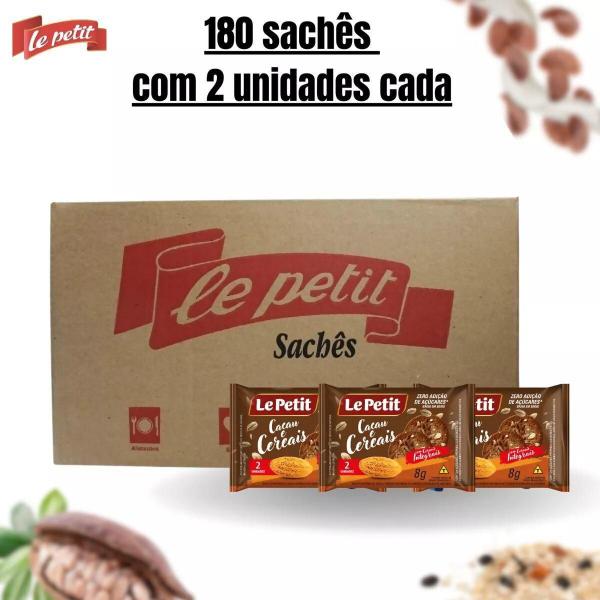 Sache Biscoito Cacau E Cereais Integral 180Un Clinica - Le Petit Imagem de Sache Biscoito Cacau E Cereais Integral 180Un Clinica