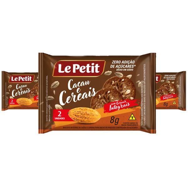 Sache Biscoito Cacau E Cereais Integral 180Un Clinica - Le Petit Imagem de Sache Biscoito Cacau E Cereais Integral 180Un Clinica