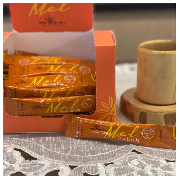 Sachê de Mel MBee 10g Imagem de Sachê de Mel MBee 10g