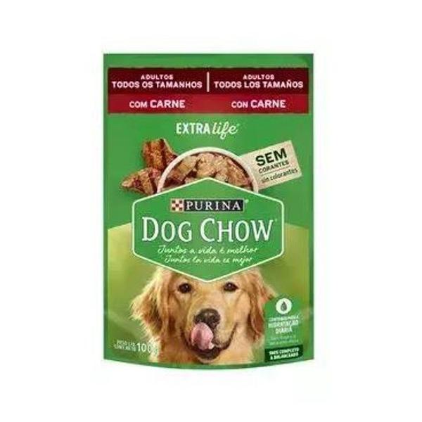 Imagem de Sache dog chow ad tds/tamanhos carne 100g