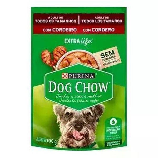 Imagem de Sache dog chow adulto tds/tamanhos cordeiro 100g