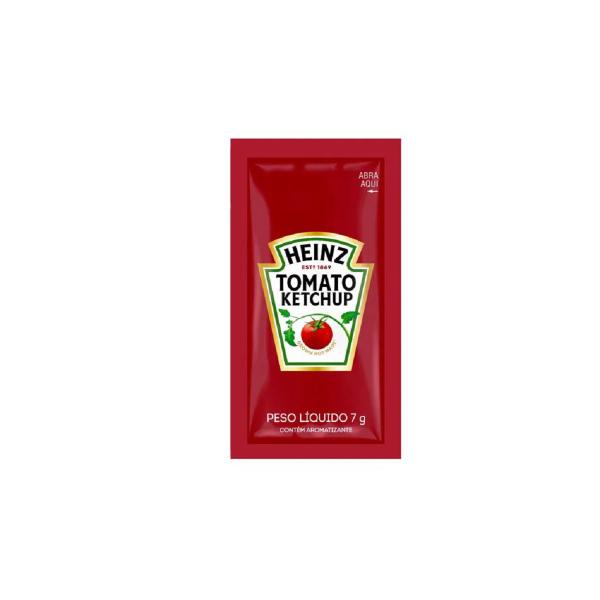 Imagem de Sache Heinz Catchup 144 Unidades de 7GR Caixa Fechada Molho Embalagem Sachês Condimento Ketchup