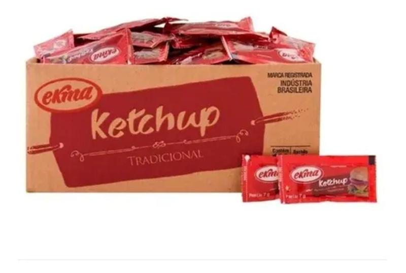 Imagem de sache ketchup ekma 168 x 7g