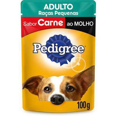 Imagem de Sachê Pedigree Carne ao Molho Cães Adultos de Raças Pequenas