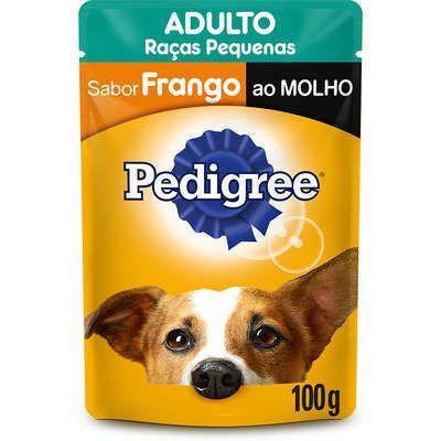 Imagem de Sachê Pedigree Frango ao Molho Cães Adultos de Raças Pequenas