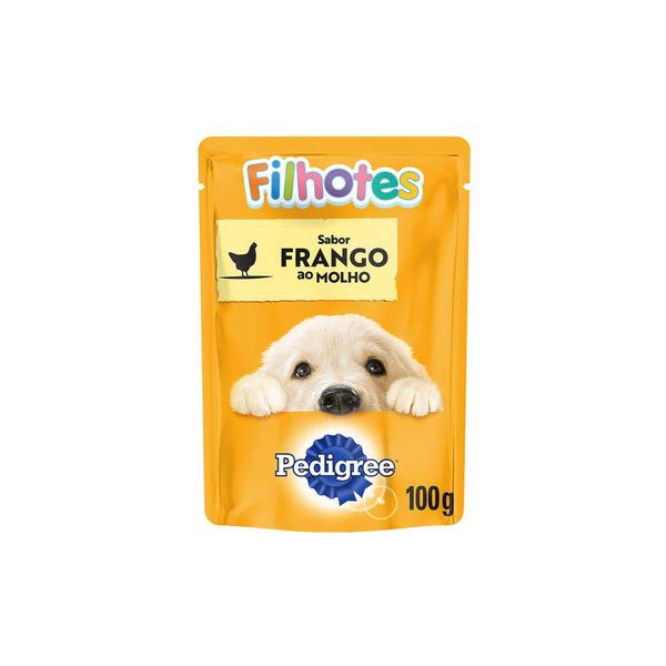 Imagem de Sachê Pedigree para Cães Filhotes Sabor Frango ao Molho 100g