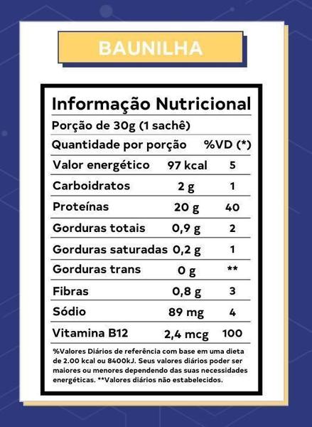 Imagem de Sachê Proteína Baunilha 10un x 30g  Produto Vegano