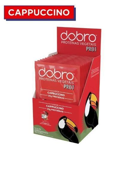 Sachê Proteína Cappuccino 10 un x 30g - Proteínas Vegetais - Dobro Imagem de Sachê Proteína Cappuccino 10 un x 30g - Proteínas Vegetais