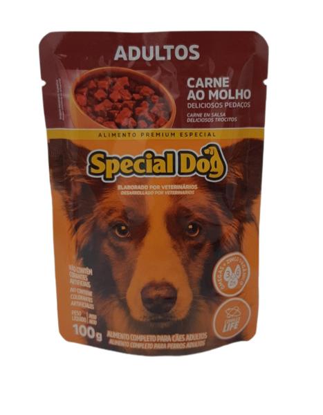 Sachê Special Dog Ração Úmida 7 unidades para cães adultos Imagem de Sachê Special Dog Ração Úmida 7 unidades para cães adultos