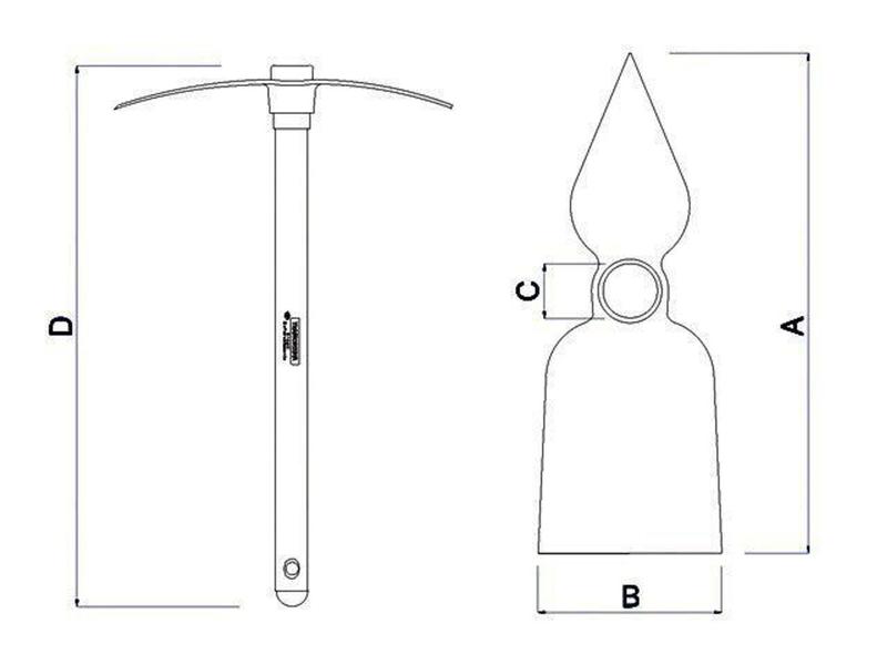 Imagem de Sacho Coração 29 mm com Cabo 43 cm - Tramontina 77800201