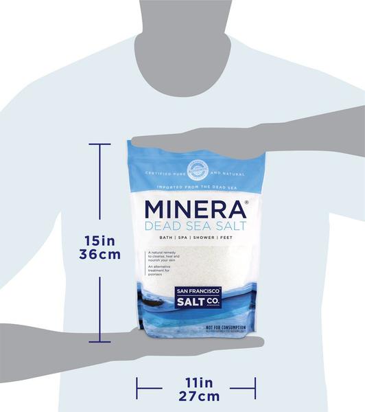 Saco a granel de 4,54 kg de grãos grossos de sal do Mar Morto Minera Imagem de Saco a granel de 4,54 kg de grãos grossos de sal do Mar Morto Minera