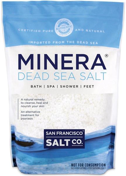 Saco a granel de 4,54 kg de grãos grossos de sal do Mar Morto Minera Imagem de Saco a granel de 4,54 kg de grãos grossos de sal do Mar Morto Minera