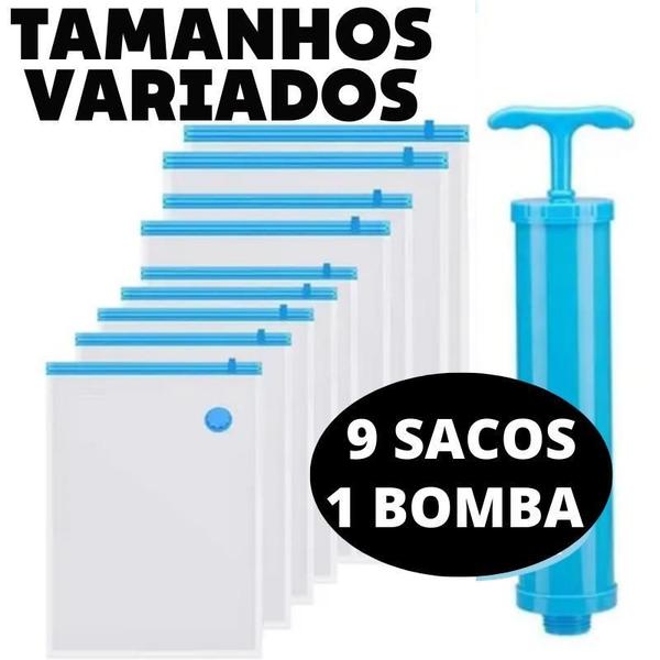 Imagem de Saco A Vácuo Organizador + Bomba É Clinck Ou Western