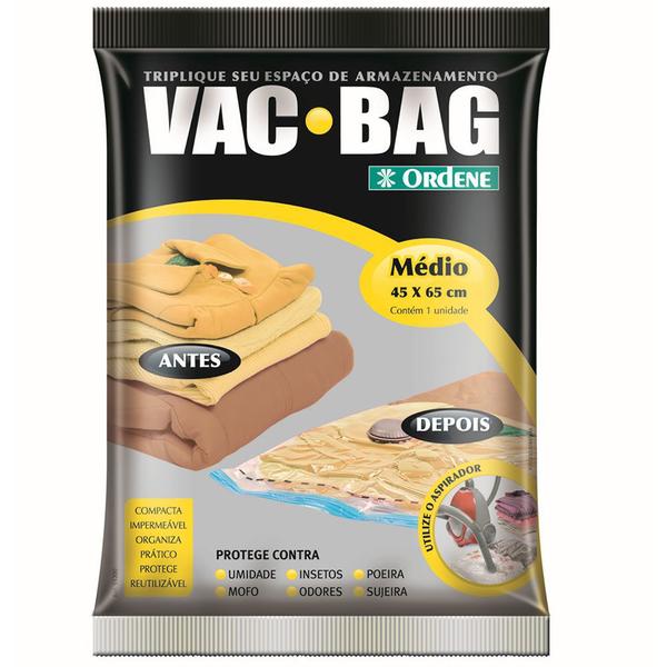 Imagem de Saco à Vácuo Vac Bag Ordene Médio 45x65cm Original Kit 11 Pc