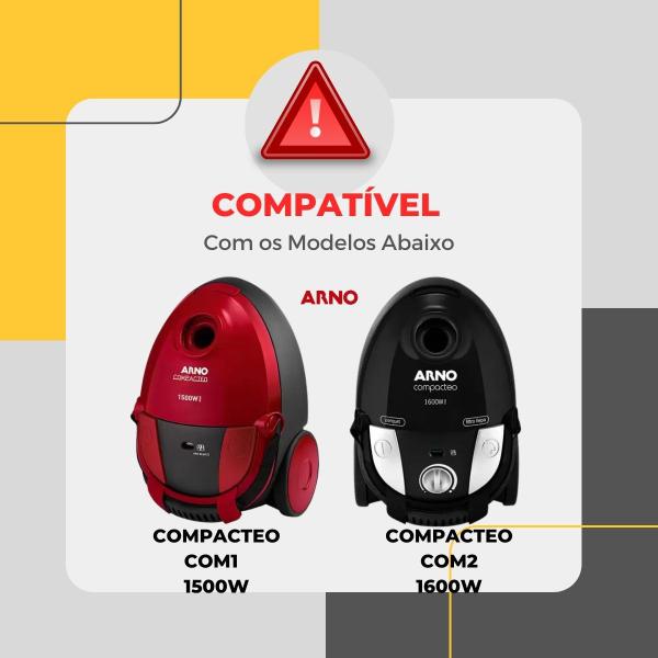 Imagem de Saco Aspirador de Pó Arno Descartável Compacteo 1500 C/09Un