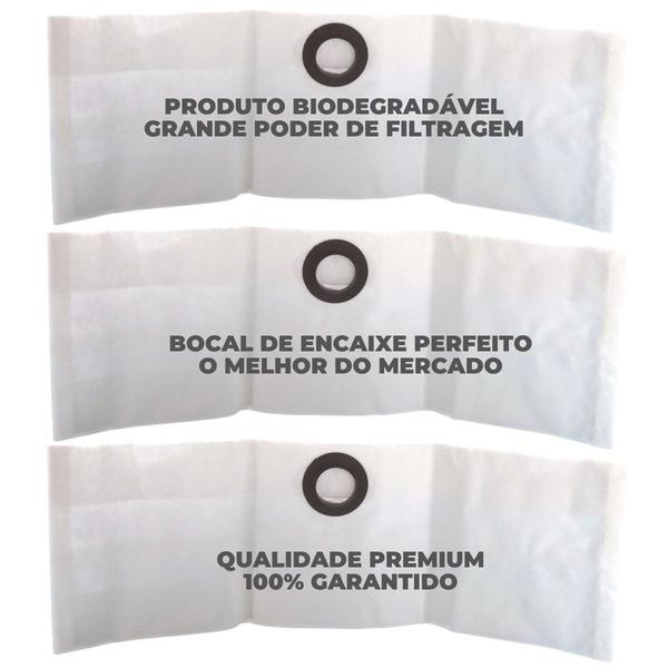 Imagem de Saco Aspirador de Pó Electrolux Descartável A10 Smart Mod. Antigo Refil Compatível Eletrolux com bocal de encaixe 65 mm