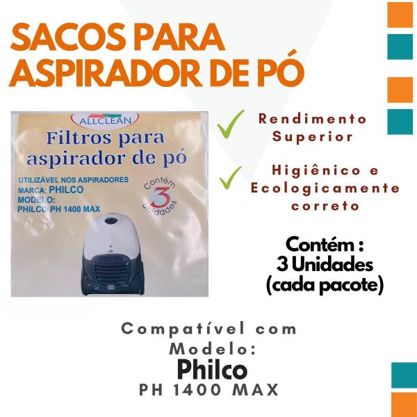 Imagem de Saco Aspirador PHILCO 6 Unidades Limpeza Diaria