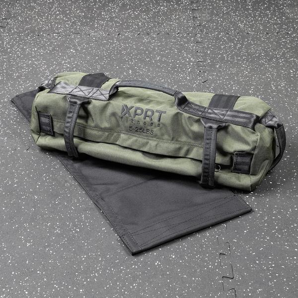 Imagem de Saco de areia de treino XPRT Fitness Heavy Duty Army Green Set 3