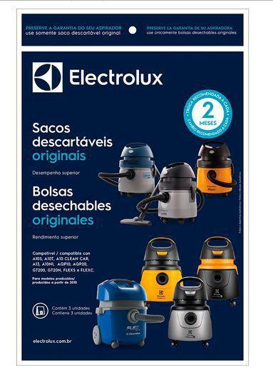 Imagem de Saco de Aspirador Electrolux Pó e Água Fabricados a partir de 2010