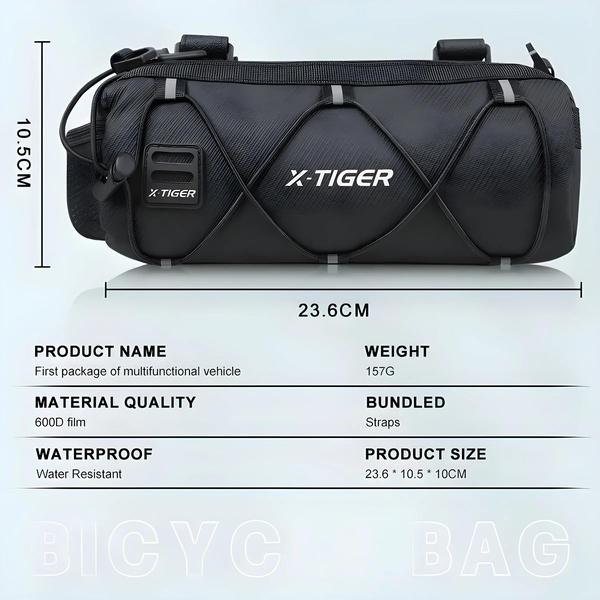 Imagem de Saco de Bicicleta X-TIGER de Grande Capacidade - Multiuso para Guidão, MTB e Estrada