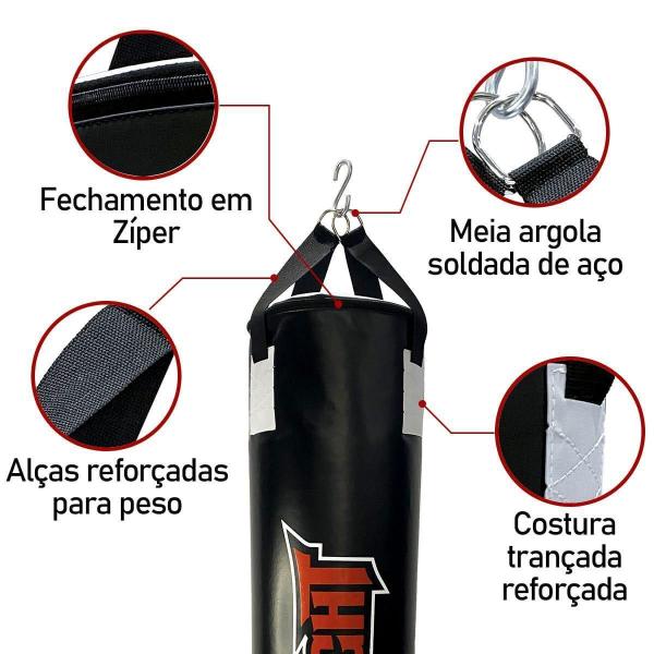 Imagem de Saco De Boxe Profissional/ Lona Impermeável 90 Cheio+ 1