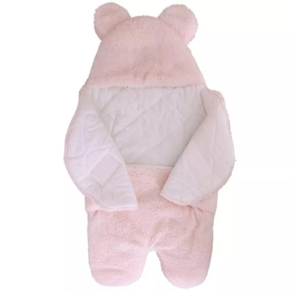 Imagem de Saco de Dormir Baby Sac Ursinho Sherpa Hipoalérgico Jolitex