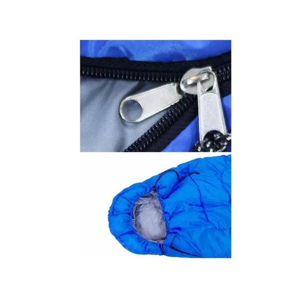 Imagem de Saco de dormir Camping 4 Season Algodão 2,5 kg azul