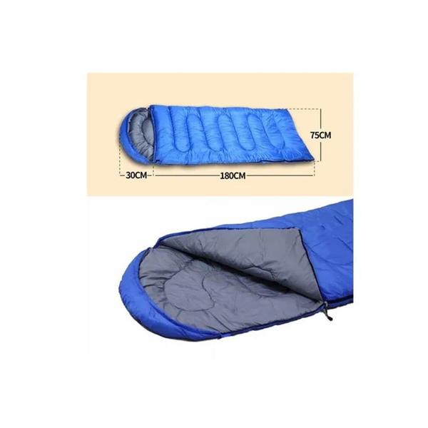 Imagem de Saco de dormir Camping 4 Season Algodão 2,5 kg azul