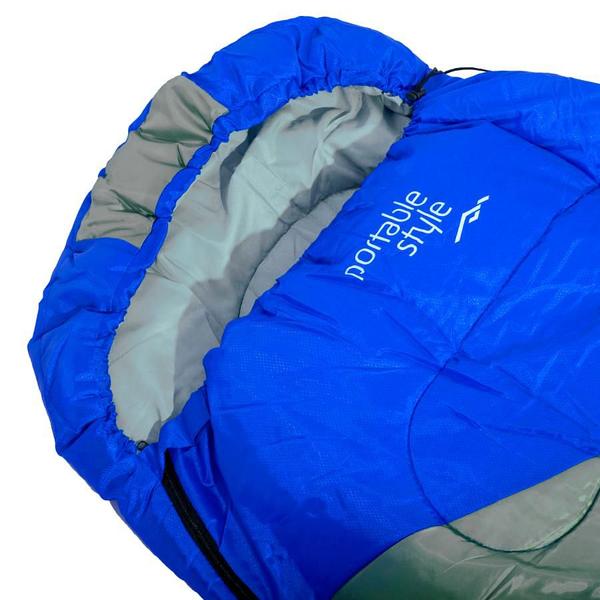 Imagem de Saco de dormir Camping Ripstop Montanha Frio Temperatura 0ºc Compactação Portable Style Pro