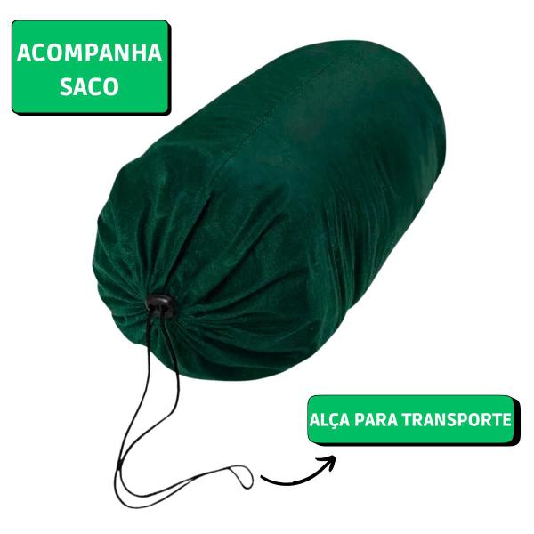 Imagem de Saco De Dormir Colchonete Camping Acampamento Dobrável