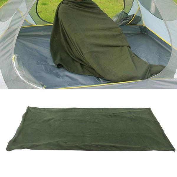 Imagem de Saco de Dormir Fleece Sleeping Bag Camping Acampamento Portátil Inverno Solteiro Adulto