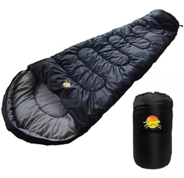 Imagem de Saco De Dormir Guepardo Ultralight P/ Temperaturas 5 E 15 PRETO