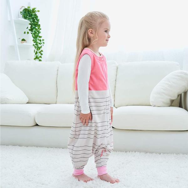 Imagem de Saco de dormir MICHLEY Toddler com pés sem mangas 1-3T rosa